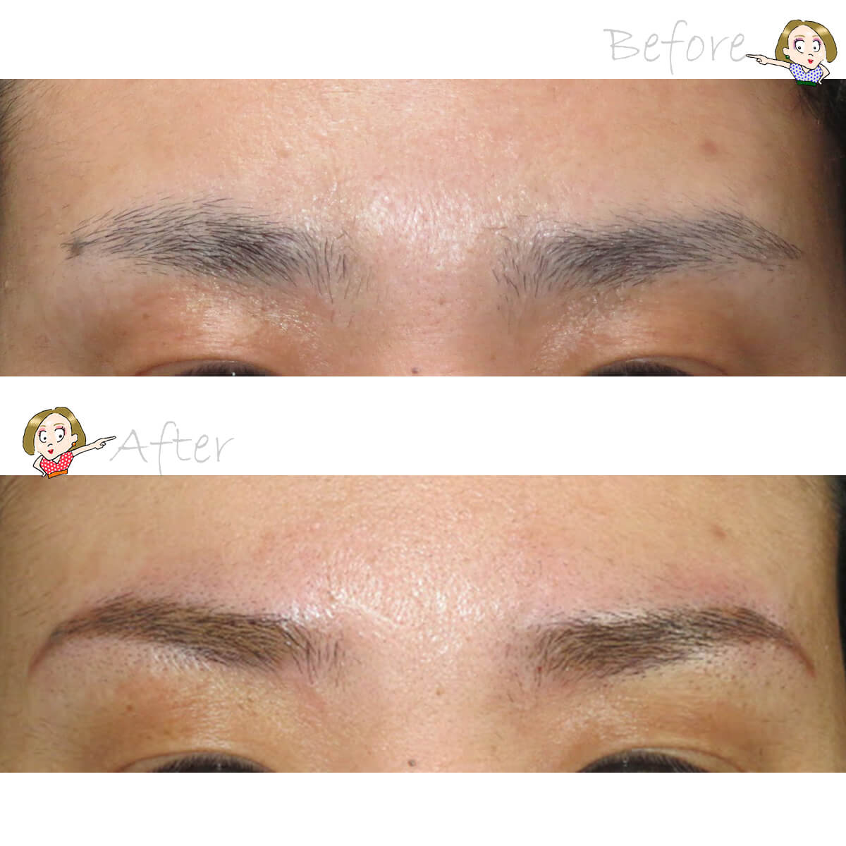ナチュラル眉のPermanentMakeup