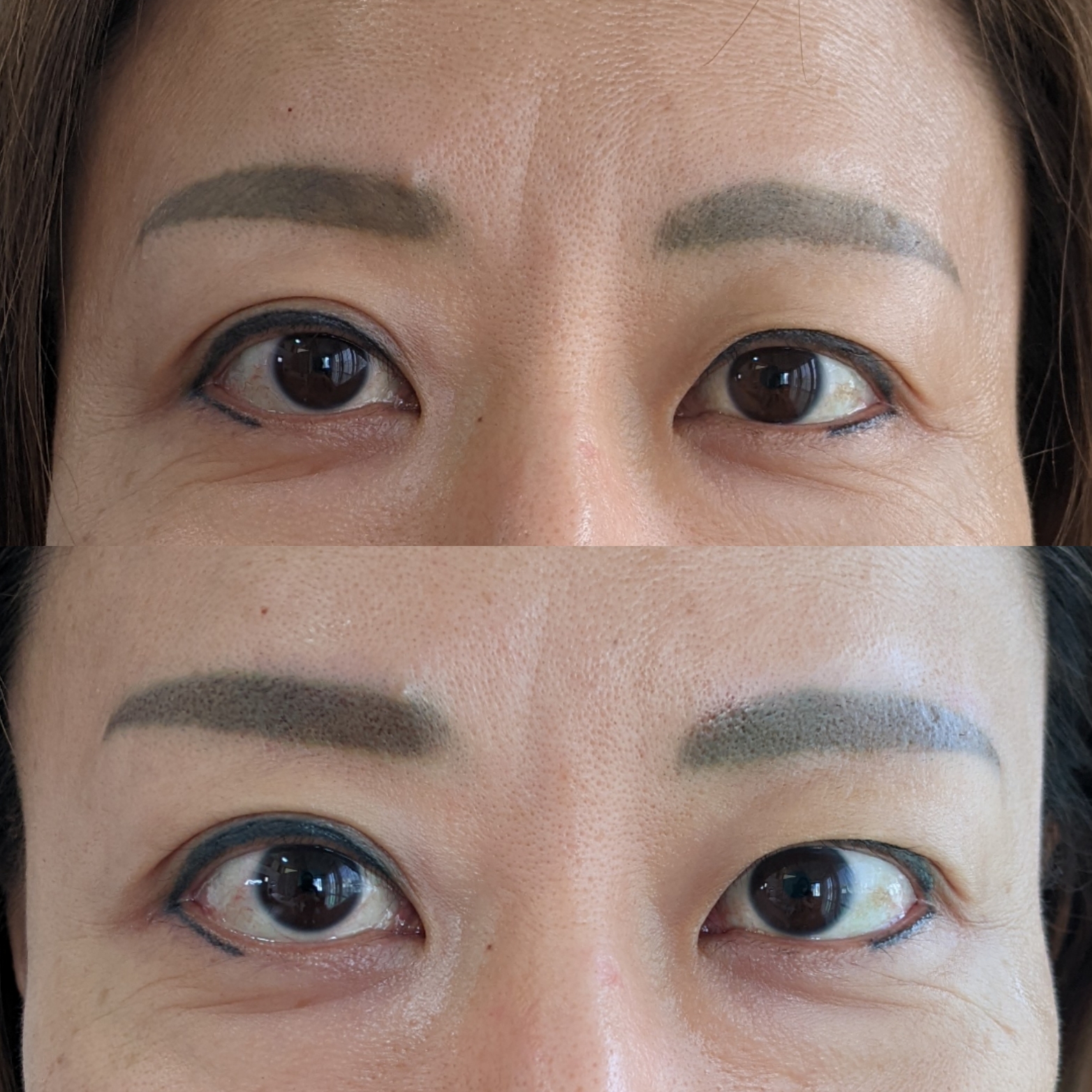 「沖縄那覇の消えない眉（パーマネントメイク）施術 – 朝のメイク時間を短縮」