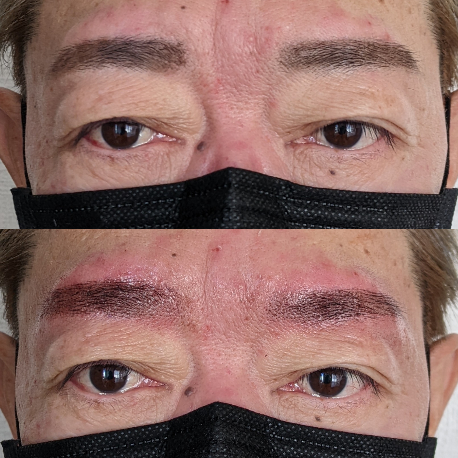 「沖縄那覇の消えない眉（パーマネントメイク）施術 – 朝のメイク時間を短縮」