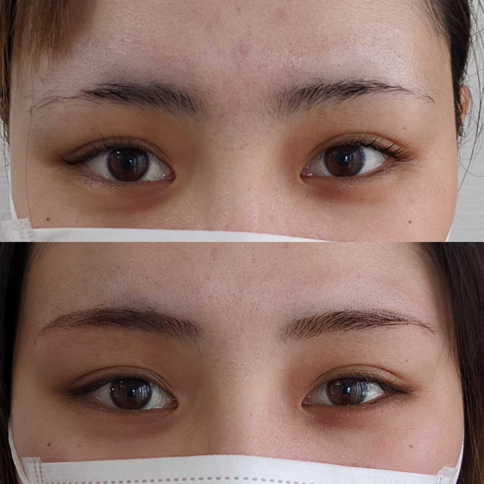 「沖縄那覇の消えない眉（パーマネントメイク）施術 – 朝のメイク時間を短縮」